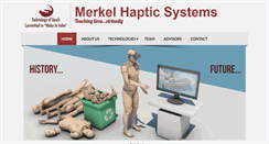 Desktop Screenshot of merkelhaptics.com